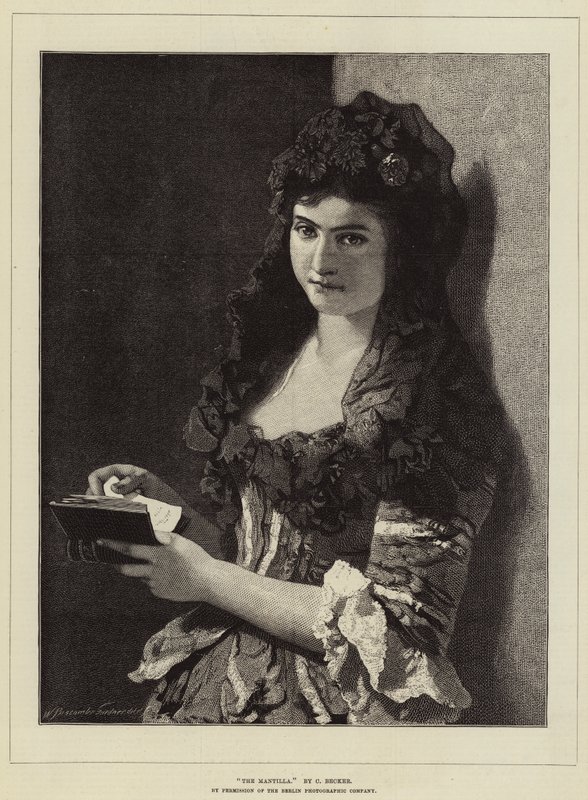 Mantillan av Carl Ludwig Friedrich Becker