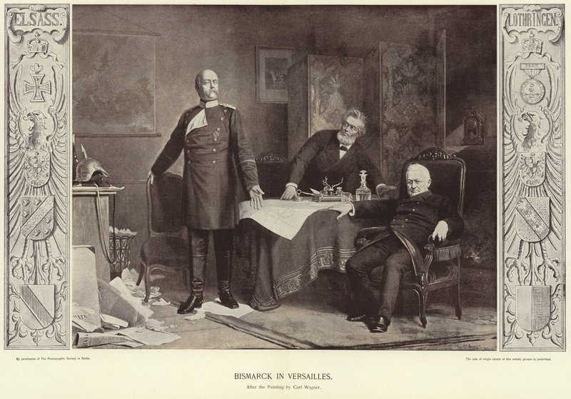 Bismarck i Versailles av Carl Ernst Ludwig Wagner