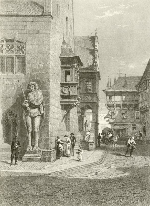 Rådhuset, Halberstadt av Carl Friedrich Heinrich Werner