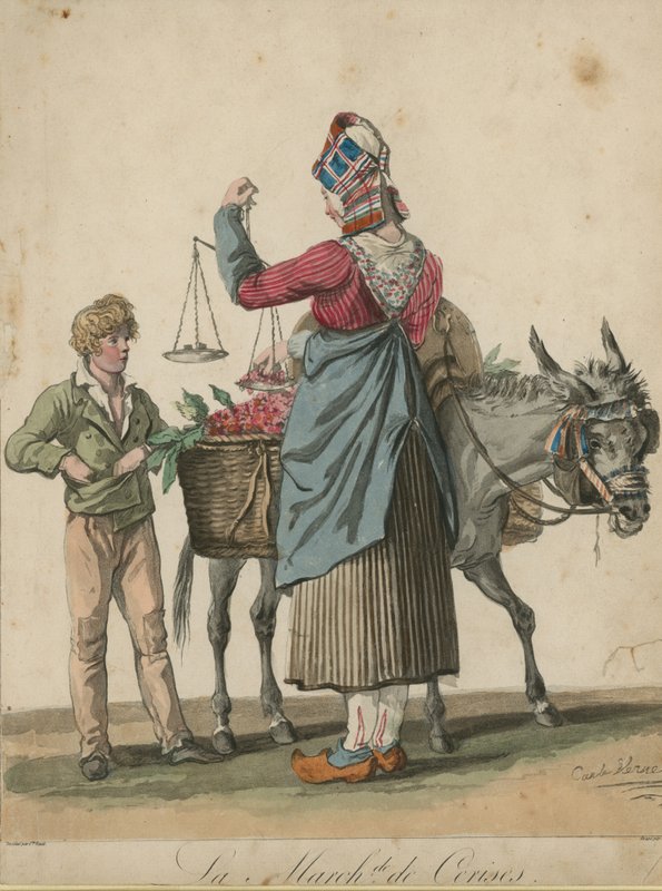 Marschen av ceriser av Carle Vernet