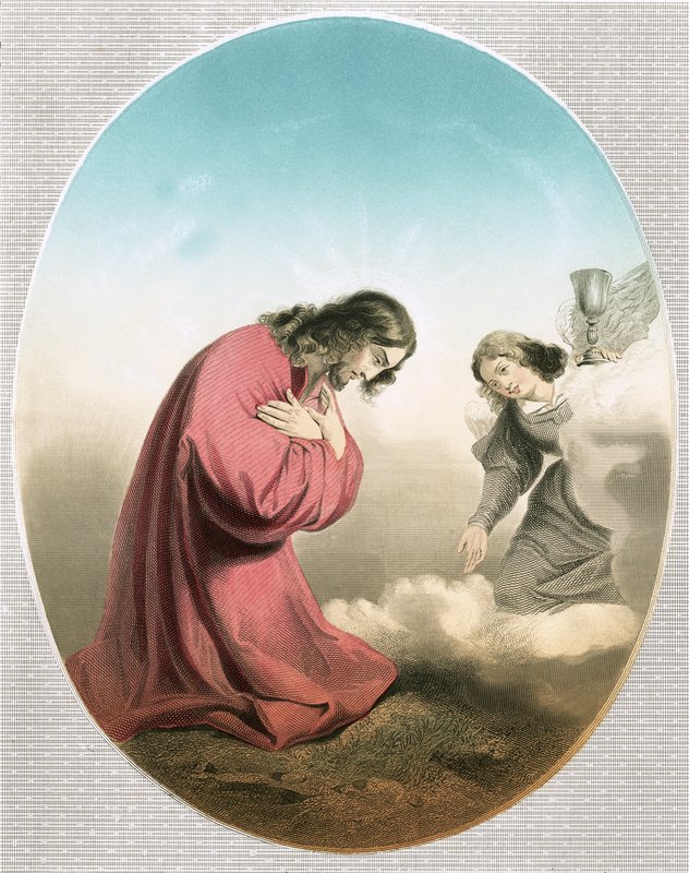 Ängel som visar sig för Kristus av Carlo Dolci