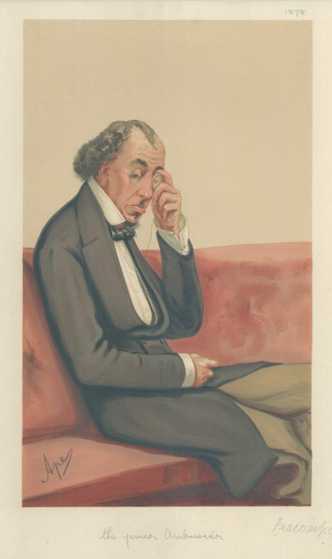 Benjamin Disraeli, Earl of Beaconsfield av Carlo Pellegrini