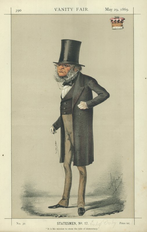 Earl Derby av Carlo Pellegrini