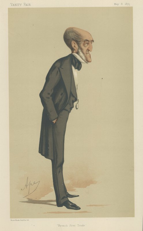 Michel Chevalier av Carlo Pellegrini