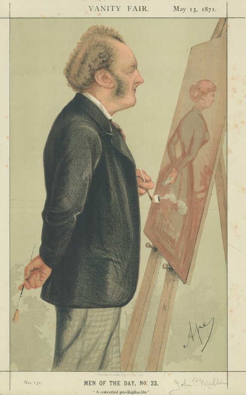 John Everett Millais av Carlo Pellegrini