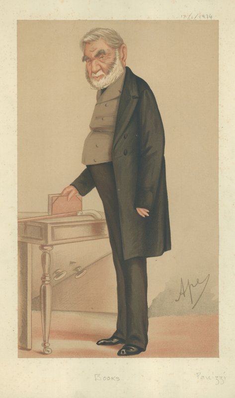 Sir Anthony Panizzi av Carlo Pellegrini