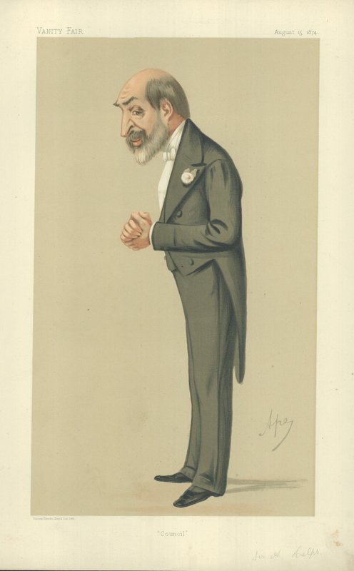 Sir Arthur hjälper till av Carlo Pellegrini