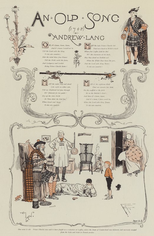 En gammal sång av Andrew Laing av Cecil Charles Windsor Aldin