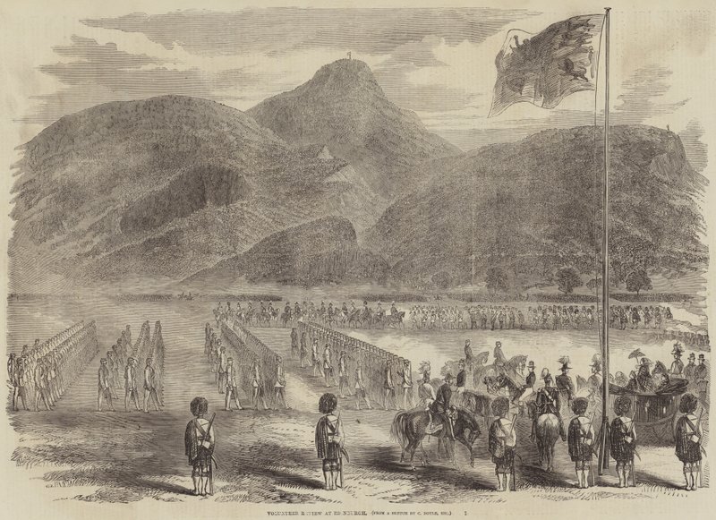 Volontärgranskning i Edinburgh av Charles Altamont Doyle