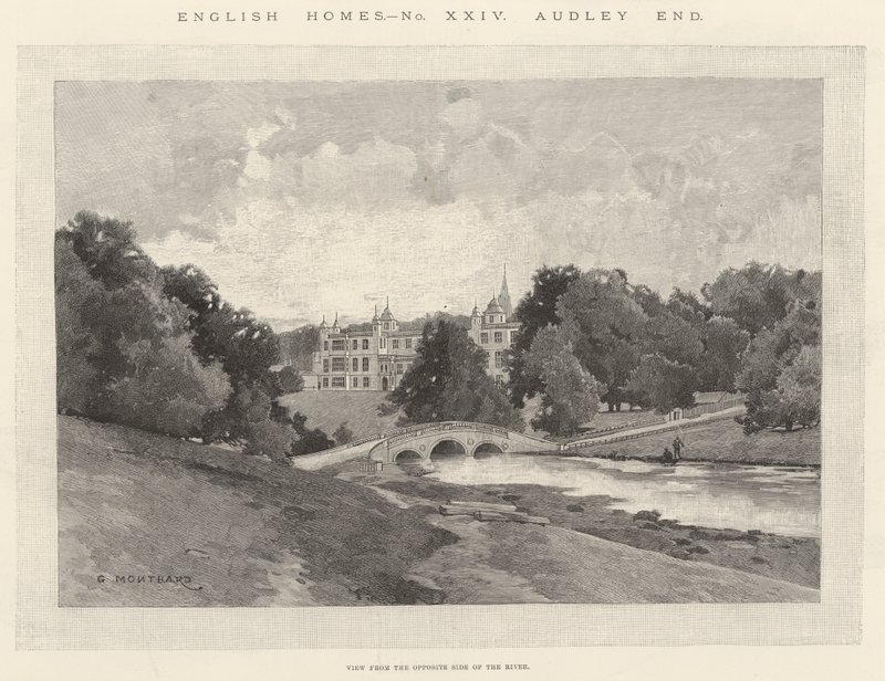 Audley End av Charles Auguste Loye