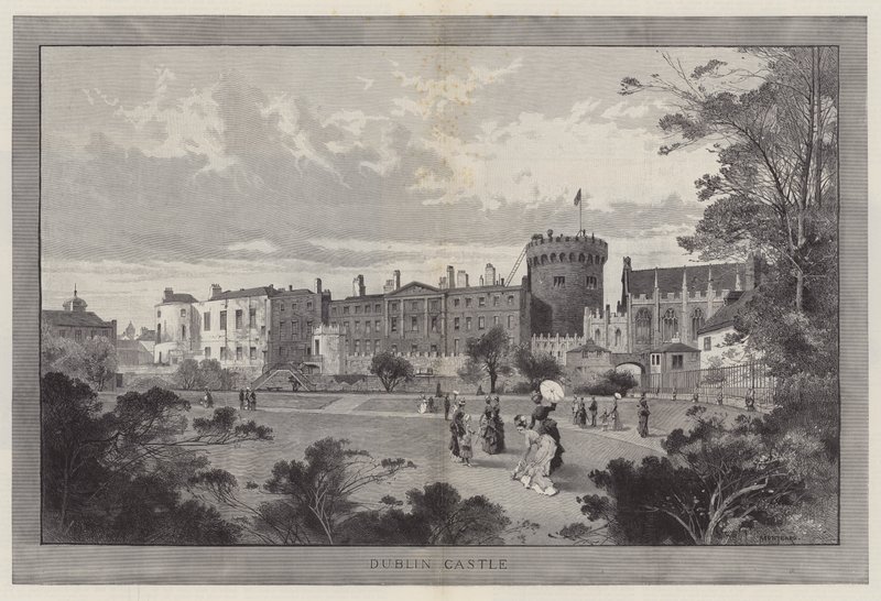 Dublins slott av Charles Auguste Loye