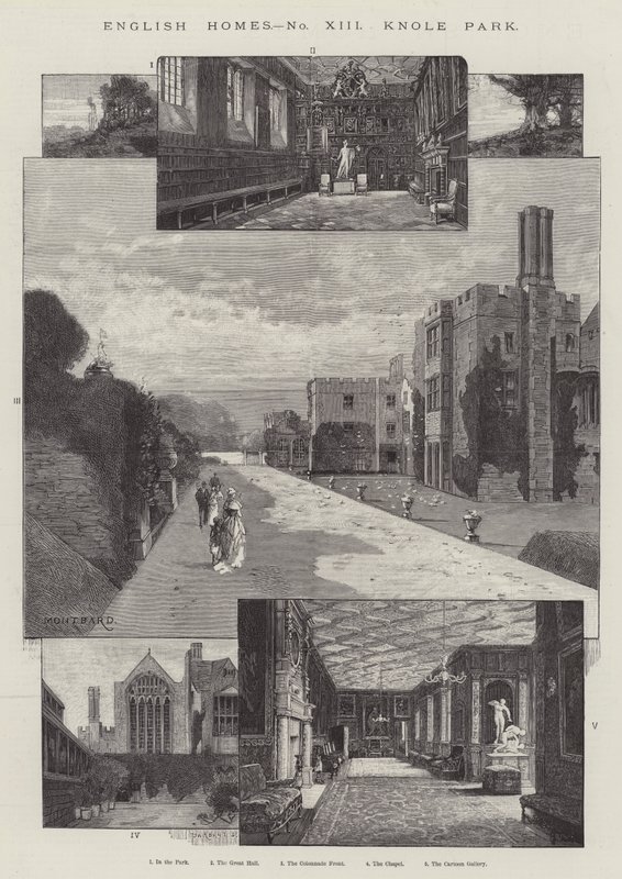 Knole Park av Charles Auguste Loye