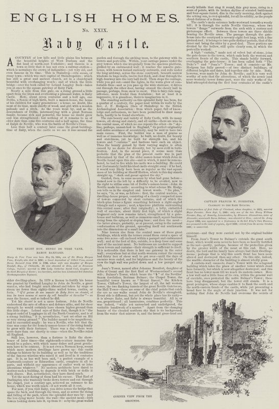Raby Castle av Charles Auguste Loye