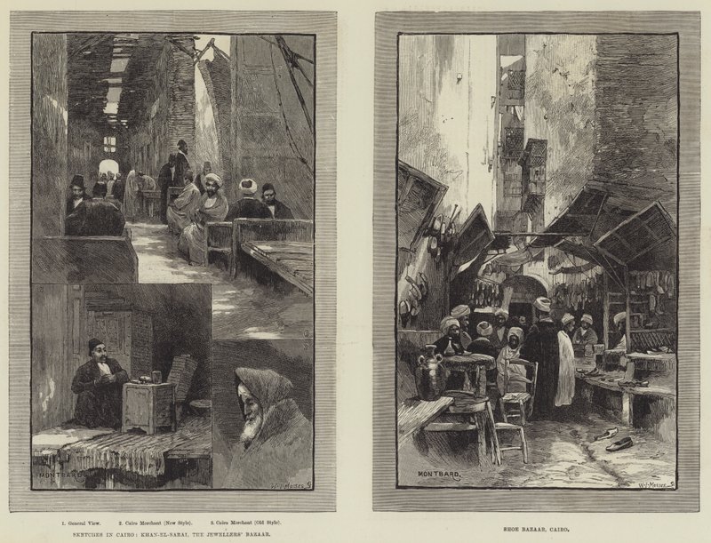 Skisser från Kairo av Charles Auguste Loye