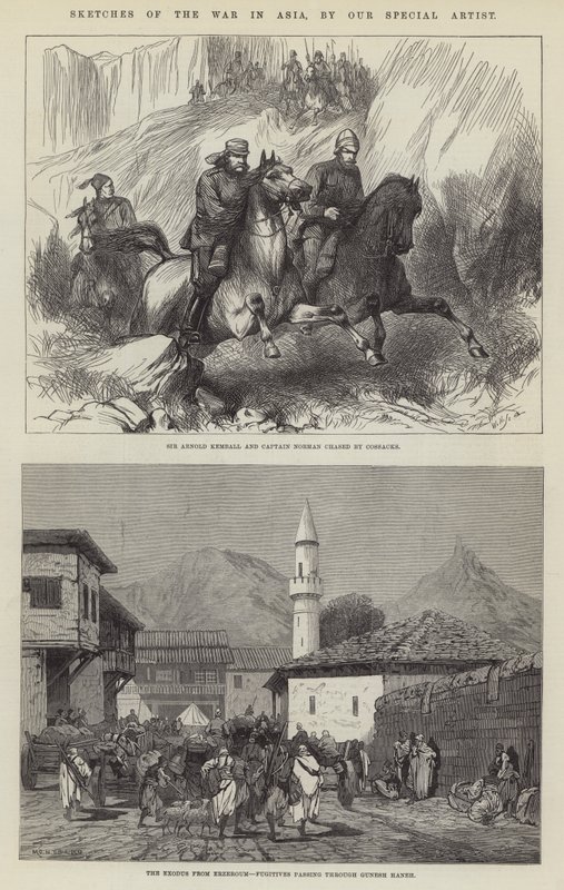 Skisser av kriget i Asien av Charles Auguste Loye