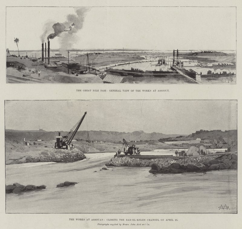 Stora Nildammen av Charles Auguste Loye