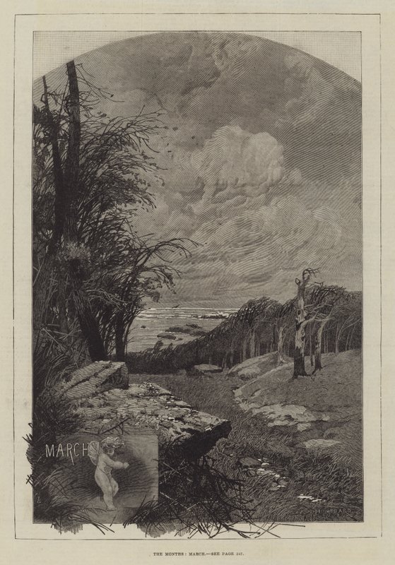 Månaderna, mars av Charles Auguste Loye