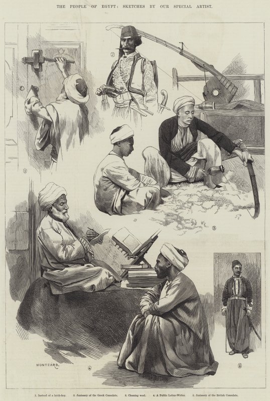 Folket i Egypten av Charles Auguste Loye