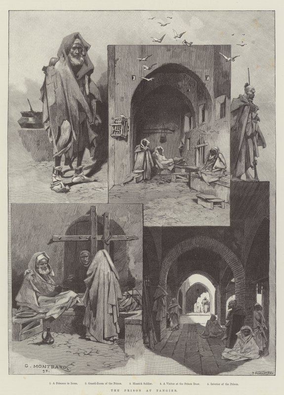 Fängelset i Tanger av Charles Auguste Loye