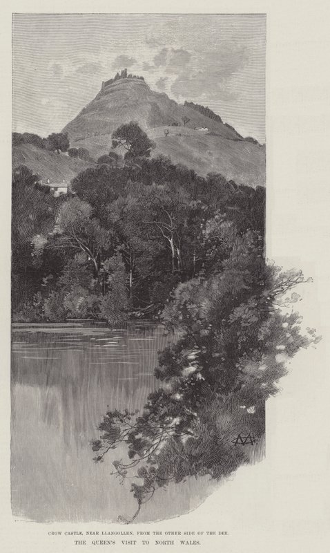 Drottningens besök i norra Wales av Charles Auguste Loye