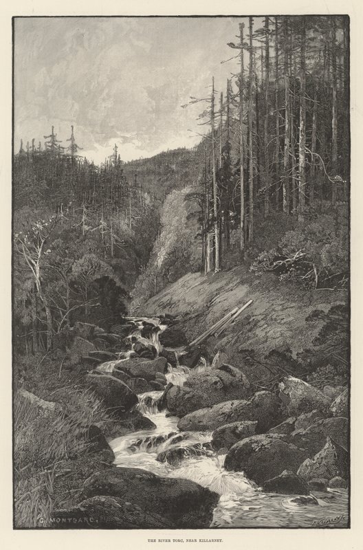 Floden Torc, nära Killarney av Charles Auguste Loye