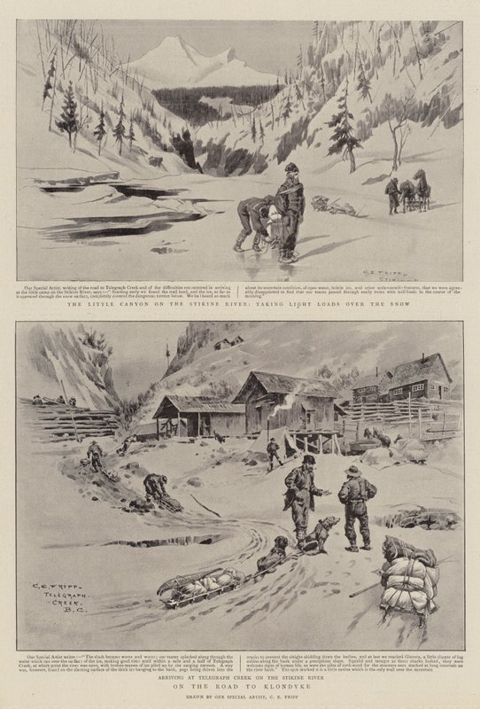 På väg till Klondyke av Charles Edwin Fripp