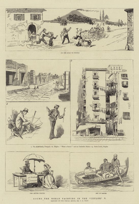 Segling runt jorden på Ceylon, V av Charles Edwin Fripp
