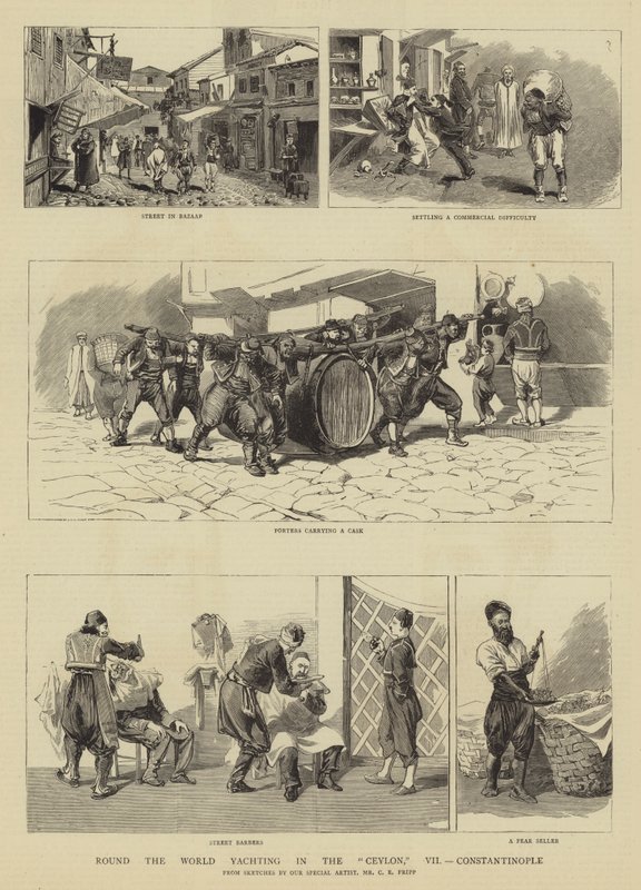 Jorden runt Yachting i Ceylon, VII, Konstantinopel av Charles Edwin Fripp