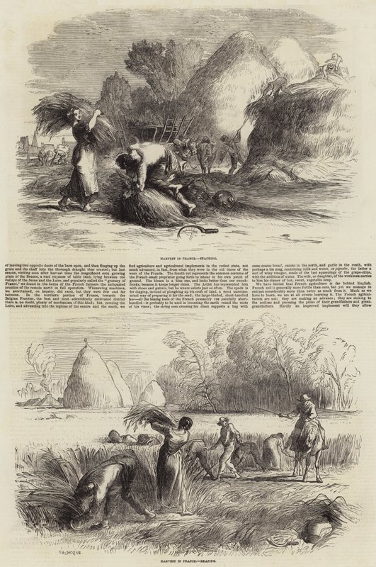 Jordbruk i Frankrike av Charles Emile Jacque