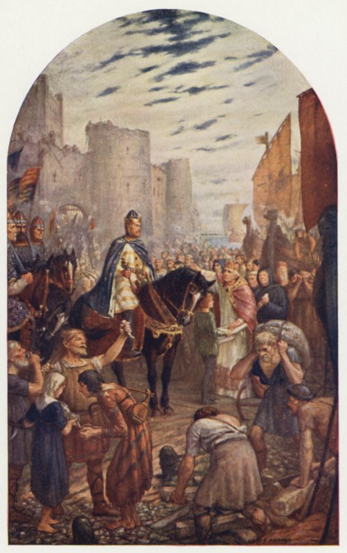 William II bygger Tower of London av Charles Goldsborough Anderson