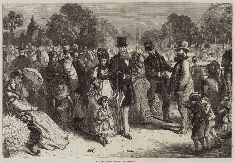 En sommareftermiddag i Kew Gardens av Charles J. Staniland