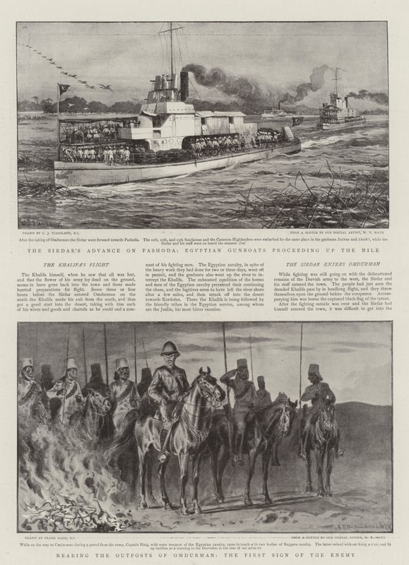 Slaget vid Omdurman av Charles J. Staniland