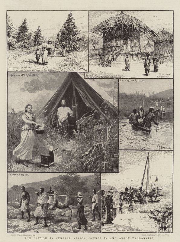 Britterna i Centralafrika, scener i och kring Tanganyika av Charles J. Staniland