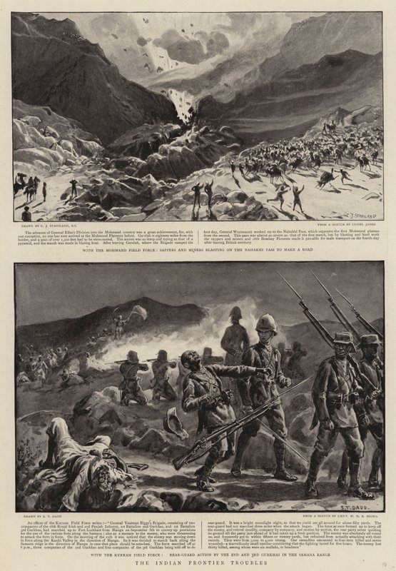De indiska gränsproblemen av Charles J. Staniland