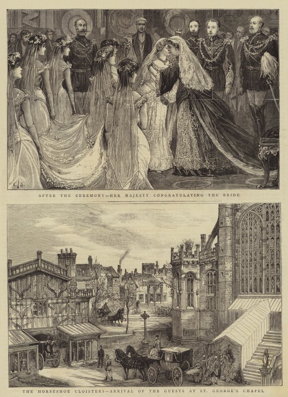 Det kungliga bröllopet i Windsor av Charles J. Staniland