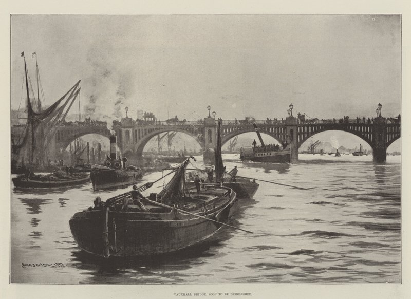 Vauxhall Bridge kommer snart att rivas av Charles John de Lacy