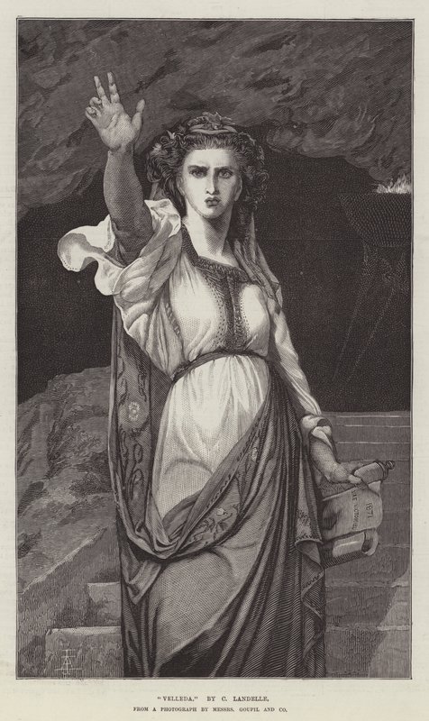 Velleda av Charles Landelle