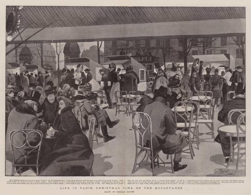 Livet i Paris, jultid på boulevarderna av Charles Paul Renouard