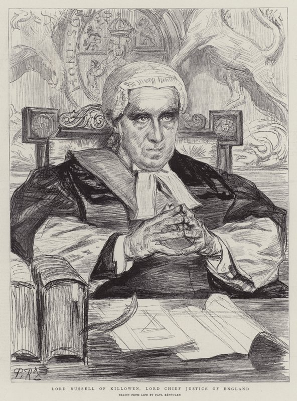 Lord Russell af Killowen, Lord Chief Justice of England swed av Charles Paul Renouard