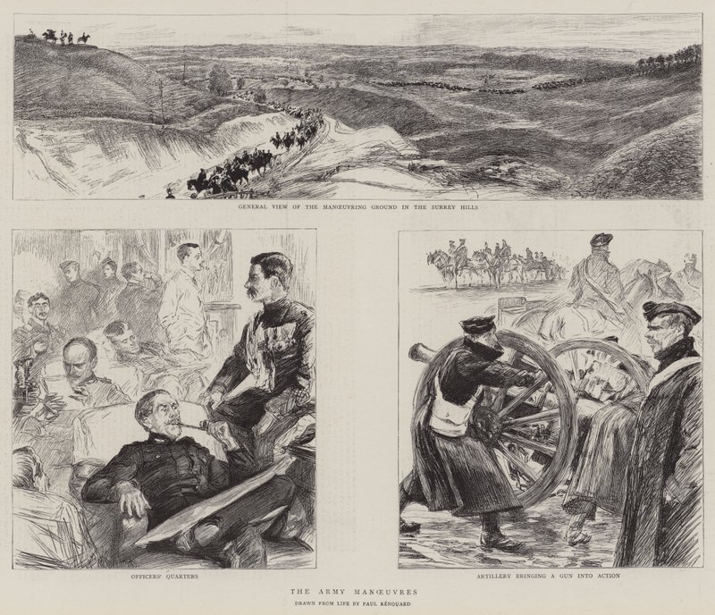 Arméns manövrer av Charles Paul Renouard