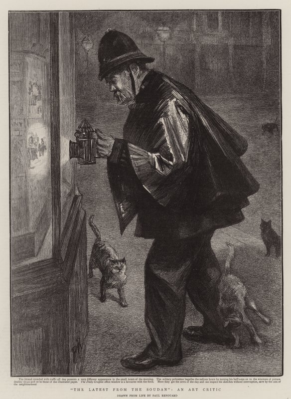 Det senaste från Soudan, en konstkritiker av Charles Paul Renouard