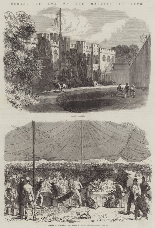 Coming of Age of the Marquis of Bute av Sir John Charles Robinson