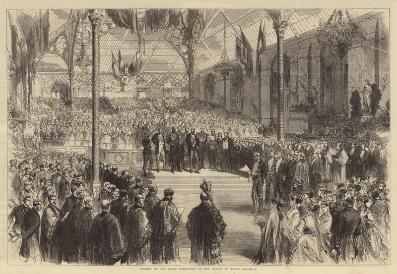 Invigning av Leeds-utställningen av Prince of Wales av Sir John Charles Robinson