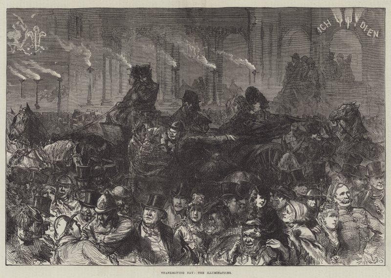 Thanksgiving Day, belysningen av Sir John Charles Robinson