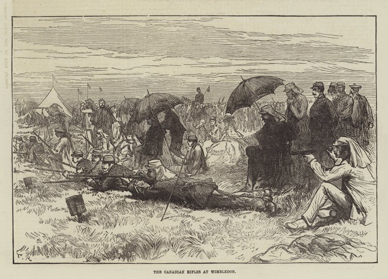 The Canadian Rifles på Wimbledon av Sir John Charles Robinson
