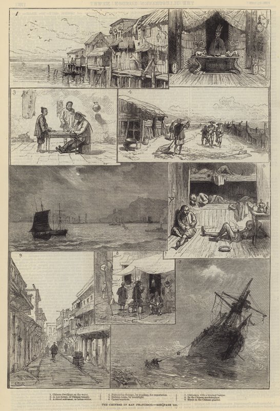 Kineserna i San Francisco av Sir John Charles Robinson
