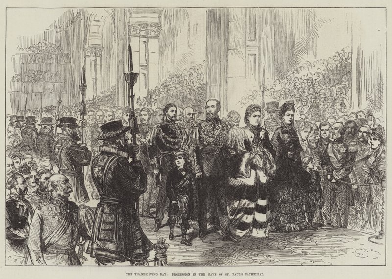 Thanksgiving Day, procession i katedralen St Paul
