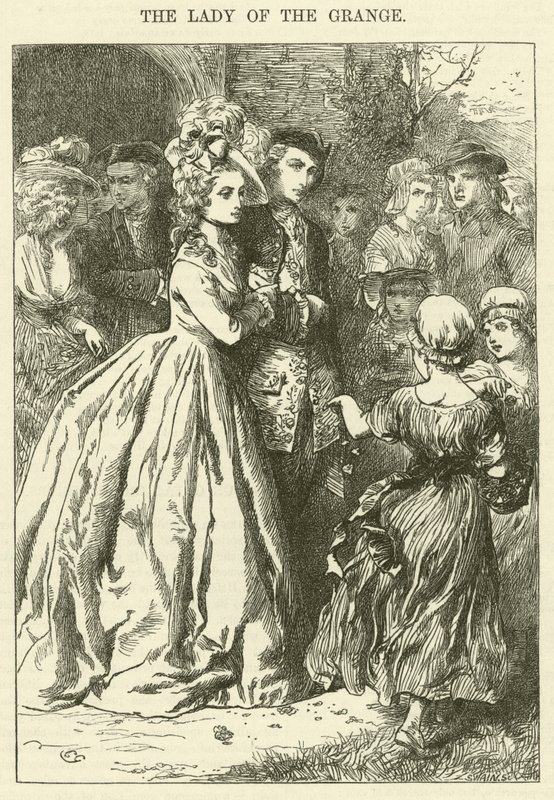 The Lady of the Grange (gravyr) av Charles (after) Green