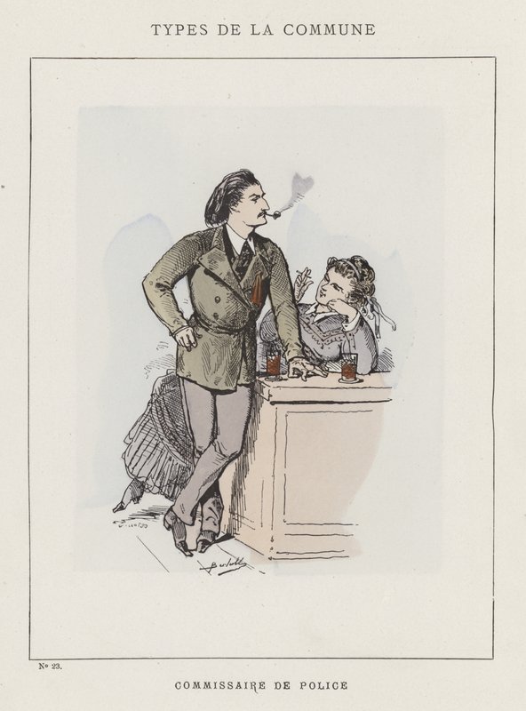 Poliskommissionär av Charles Albert d Arnoux Bertall
