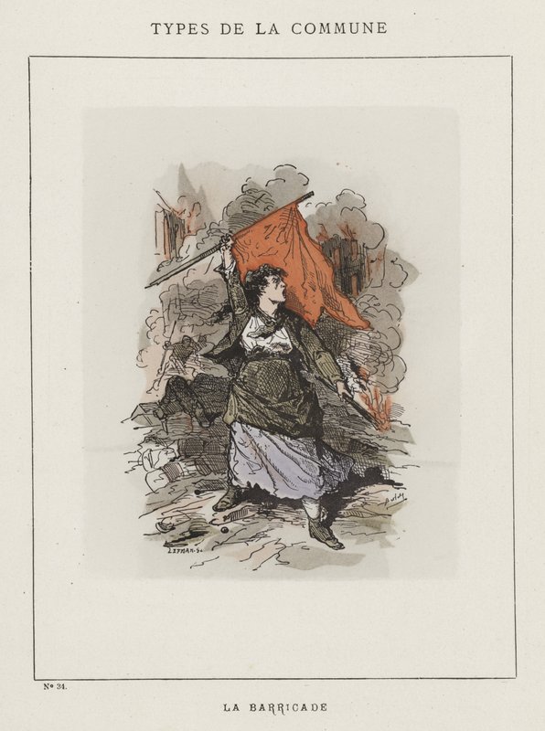Barrikaden av Charles Albert d Arnoux Bertall